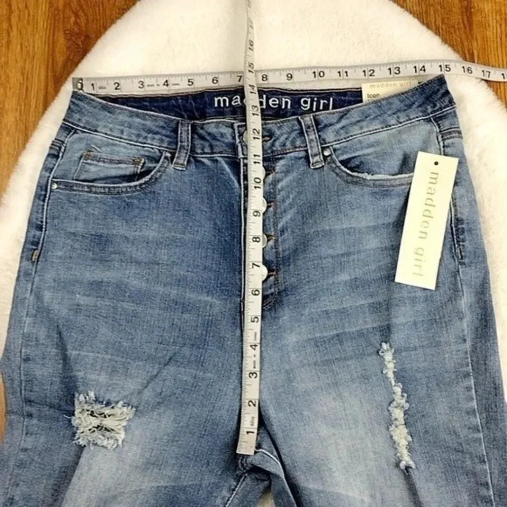High Rise Button Fly Jeans Icon Ultra High Rise Skinny New With Tags - Picture 5 of 11